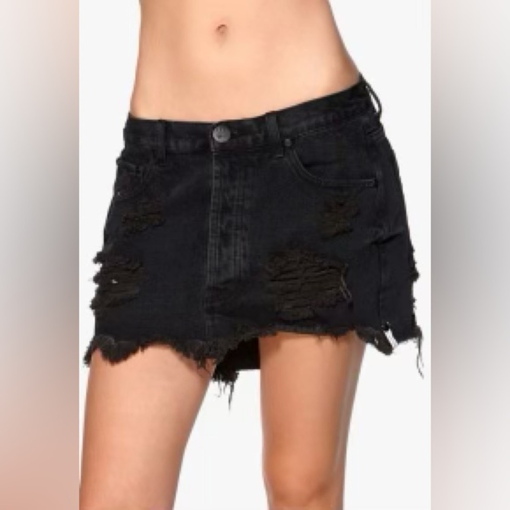 NWOT One Teaspoon Cartini Junk Yard Skirt - Price Firm - Picture 3 of 8